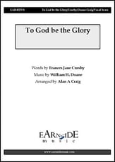 To God be the Glory SATB choral sheet music cover